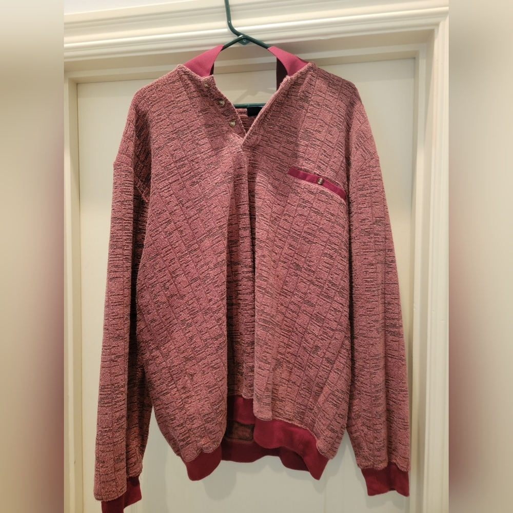 Mens John Blair sweatshirt size XL maroon